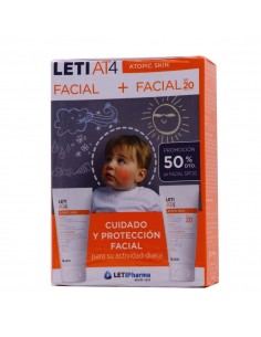 LETIAT4 ATOPIC SKIN PACK FACIAL 50ML + FACIAL SPF20 50ML