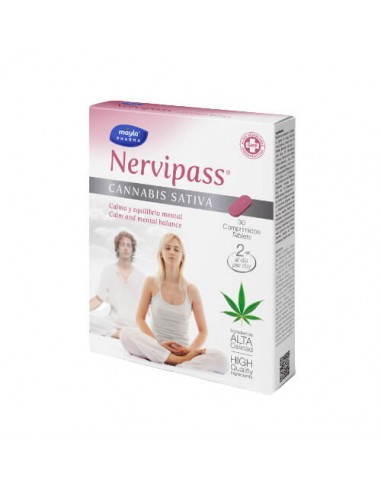 NERVIPASS CANNABIS SATIVA 30 COMPRIMIDOS