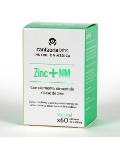CANTABRIA LABS ZINC + NM 60 CAPSULAS