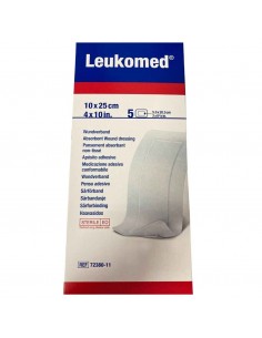 LEUKOMED APOSITO ADHESIVO ABSORBENTE 10 CM X 25 CM 5 UNIDADES