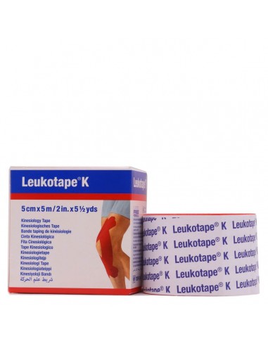 Leukotape K Venda Elástica Adhesiva Color Rojo 5 Cm X 5 M Bsn Medical, PharmacyClub