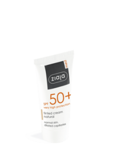 ZIAJA SPF 50+ CREMA FACIAL COLOR NATURAL 50 ML