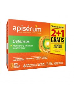 APISERUM DEFENSAS 3 ENVASES 30 CAPSULAS BLANDAS PACK AHORRO 3 MESES