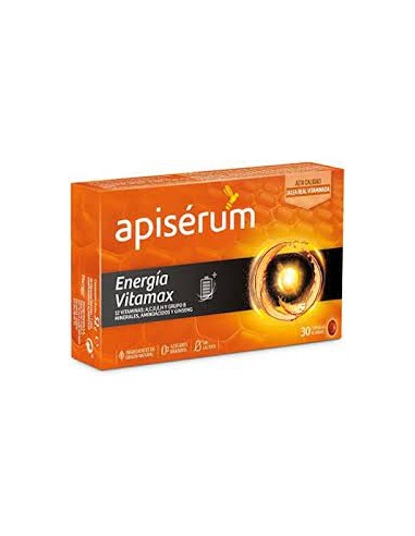 APISERUM ENERGIA VITAMAX 30 CAPSULAS BLANDAS