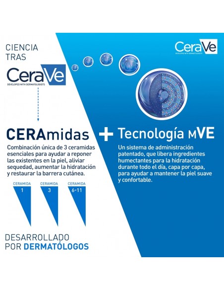 CERAVE LIMPIADORA HIDRATANTE 236ML ceramidas