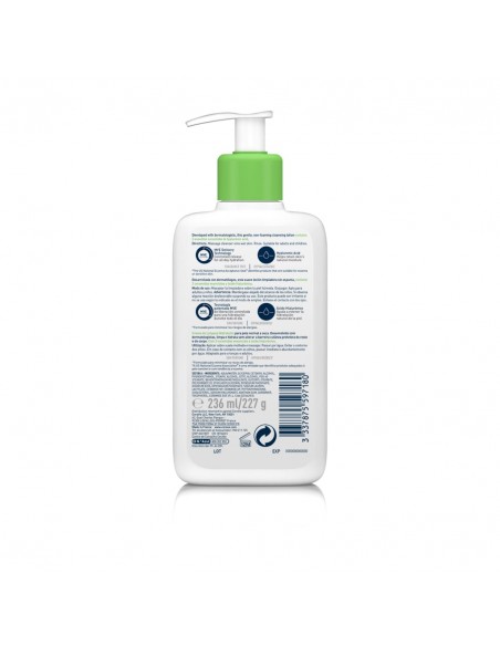 CERAVE LIMPIADORA HIDRATANTE 236ML atras