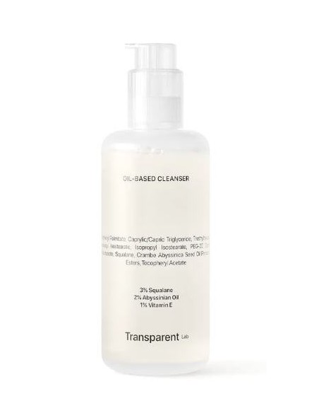 TRANSPARENT LAB OIL BASED CLEANSER 200ml envase