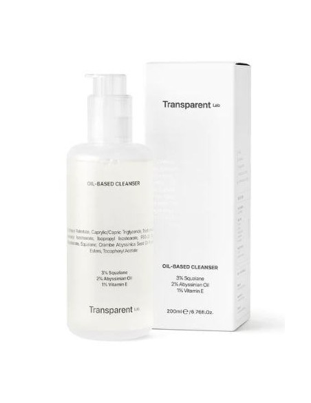 TRANSPARENT LAB OIL BASED CLEANSER 200ML