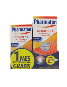 PHARMATON COMPLEX PACK 100 COMPRIMIDOS + 30 COMPRIMIDOS DE REGALO