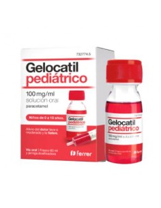 GELOCATIL PEDIATRICO 100 mg/ml SOLUCION ORAL 60ml