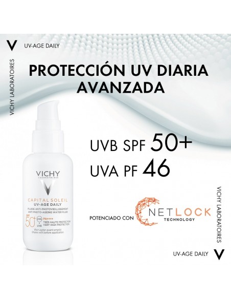 VICHY CAPITAL SOLEIL UV-AGE DAILY SPF50+ 40ML solar