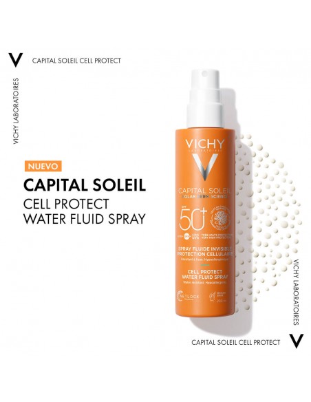 VICHY CAPITAL SOLEIL CELL PROTECT WATER FLUID SPRAY SPF50+