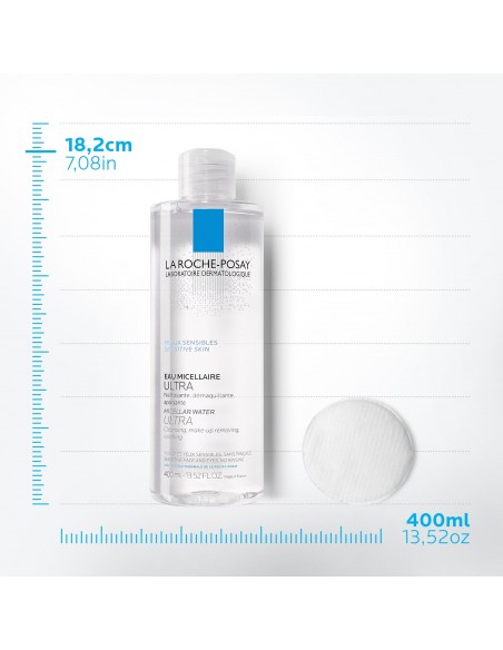 LA ROCHE POSAY AGUA MICELAR ULTRA 400ML tamaño