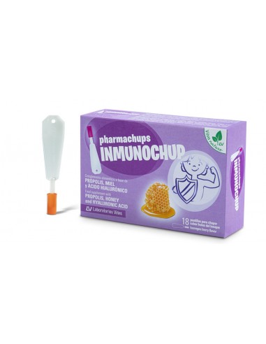 PHARMACHUPS INMUNOCHUP 18 PASTILLAS SABOR FRUTAS DEL BOSQUE