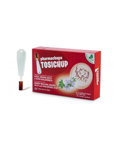 PHARMACHUPS TOSICHUP 12 PASTILLAS SABOR COLA