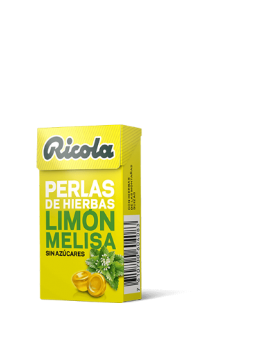 RICOLA PERLAS SIN AZUCAR LIMON 25GR