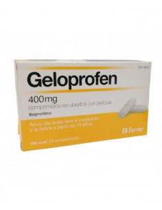 GELOPROFEN 400 MG 20 COMPRIMIDOS RECUBIERTOS