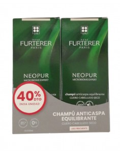 RENE FURTERER NEOPUR CHAMPU ANTICASPA EQUILIBRANTE CABELLO SECO DUPLO 2X200ML