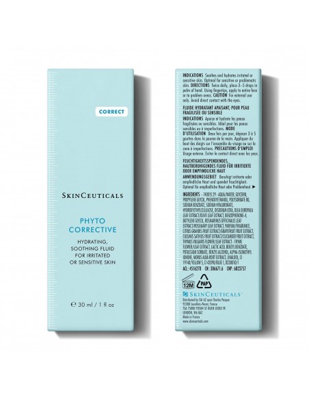 SKINCEUTICALS PHYTO CORRECTIVE GEL HIDRATANTE 30ML caja envase