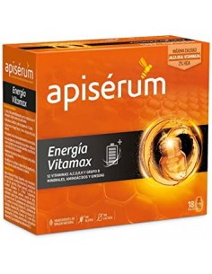 APISERUM ENERGIA VITAMAX 18 VIALES