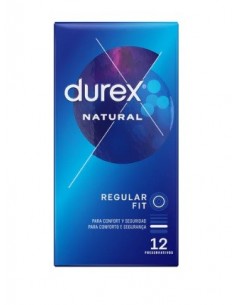 DUREX NATURAL REGULAR FIT 12 PRESERVATIVOS