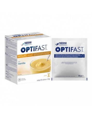 OPTIFAST NATILLAS VAINILLA 8 SOBRES 55 G