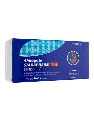 ALMAGATO STADAPHARM 1,5 g 12 SOBRES SUSPENSION ORAL