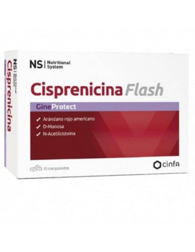 NS GINEPROTECT CISPRENICINA FLASH 10 COMPRIMIDOS