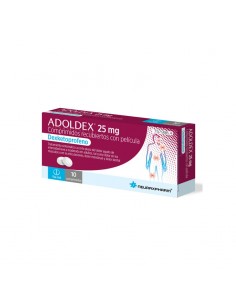 ADOLDEX 25 MG 10 COMPRIMIDOS RECUBIERTOS