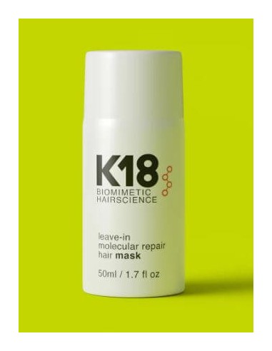 K18 LEAVE IN MOLECULAR REPAIR HAIR MASK 50ML