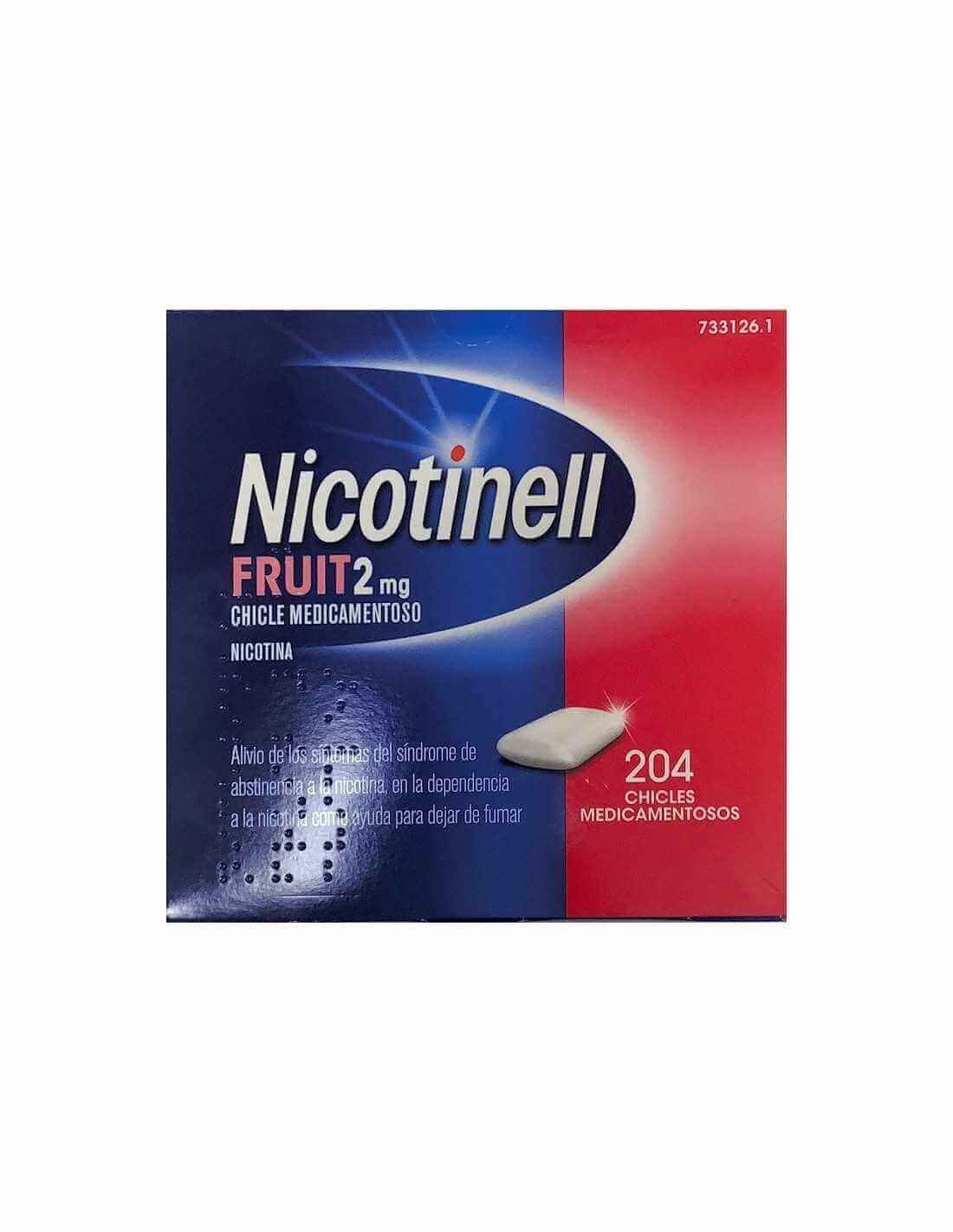 Nicotinell fruit 2 mg 24 chicles ayuda a dejar de fumar.