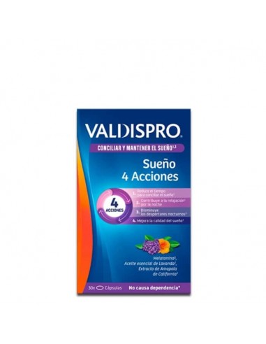 VALDISPRO SUEÑO 4 ACCIONES 30 CAPSULAS