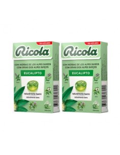 RICOLA CARAMELOS SIN AZUCAR EUCALIPTO PACK 2X50GR