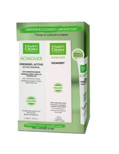 MARTIDERM PACK ACNIOVER MARCAS: CREMIGEL ACTIVO 40ML + CICAVENT 40ML