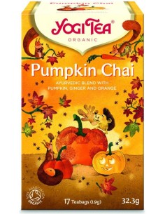 YOGI TEA PUMPKIN CHAI 17 TEABAGS