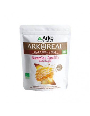 ARKOREAL JALEA REAL + MIEL GUMMIES FAMILIA 60 GOMINOLAS