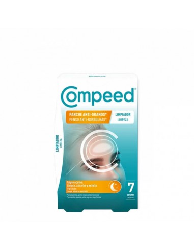 COMPEED PARCHE ANTI-GRANOS LIMPIADOR TRIPLE ACCION 7 UNIDADES