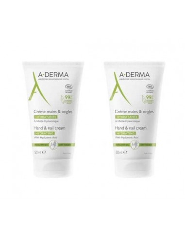 ADERMA CREMA DE MANOS HIDRATANTE PACK 2X50ML