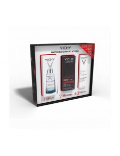 VICHY PROTOCOLO CUIDADO HOMBRE PACK MINERAL 89 50ML + HOMME STRUCTURE FORCE 50ML + SOLAR 15ML