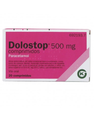 DOLOSTOP 500 MG COMPRIMIDOS