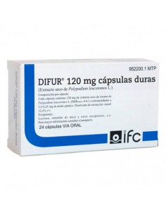 DIFUR 120 MG 24 CAPSULAS DURAS