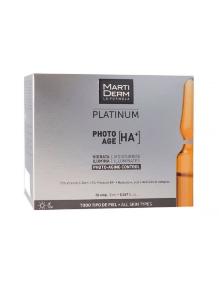 MARTIDERM PLATINUM PHOTO AGE HA+ 30 AMPOLLAS