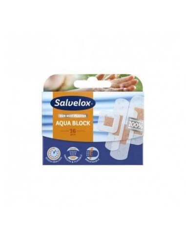 SALVELOX AQUA BLOCK APOSITO ADHESIVO 16 APOSITOS