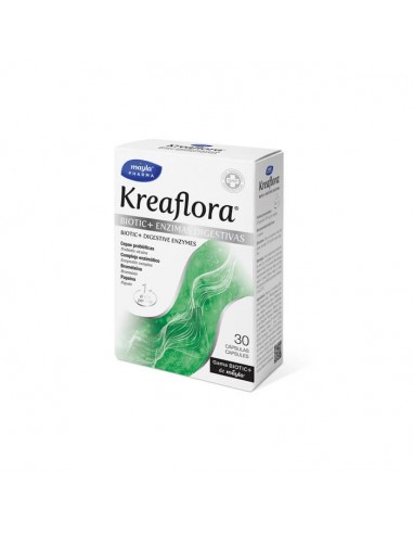 KREAFLORA BIOTIC+ ENZIMAS DIGESTIVAS 30 CAPSULAS