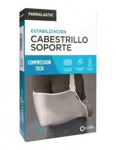 FARMALASTIC ESTABILIZACIÓN CABESTRILLO SOPORTE COMPRESSION TECH GRIS TALLA ÚNICA