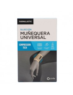 FARMALASTIC SUJECIÓN MUÑEQUERA UNIVERSAL COMPRESSION TECH BLANCA TALLA 2