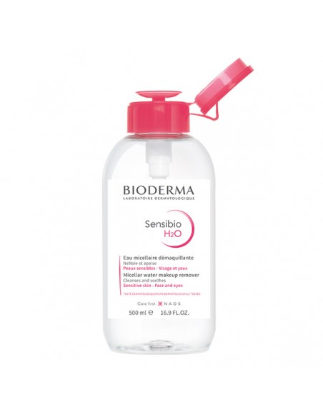 BIODERMA SENSIBIO H2O PUMP AGUA MICELAR 500ML