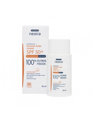 ACOFARMA NESIRA EMULSION FLUIDA SOLAR MINERAL SPF50+ 50 ML