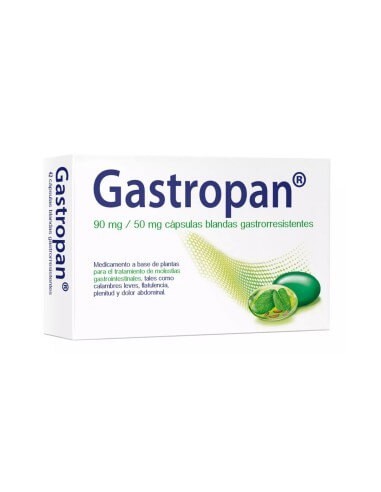 GASTROPAN 90 MG/50 MG 42 CAPSULAS BLANDAS GASTRORRESISTENTES