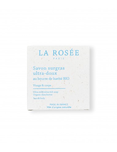 LA ROSEE SAVON SURGRAS ULTRA-DOUX AU BERRE DE KARITE BIO 100 GR